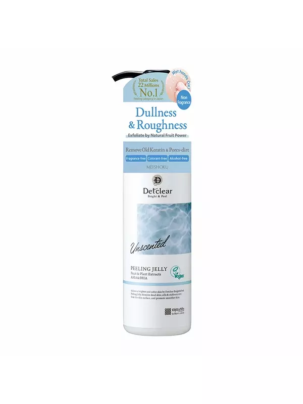 Японский скраб для лица, 180 мл Detclear Bright&Peel peeling jelly