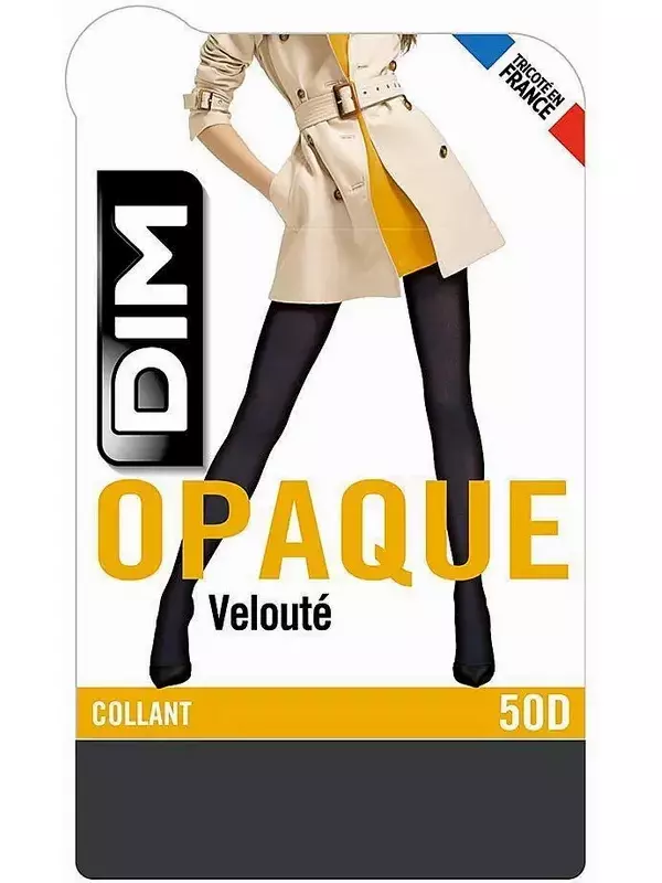 Тайтсы Dim Paris Opaque Velouté Style 50 Deniers, серый