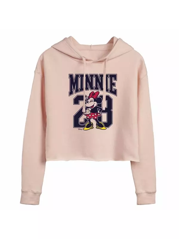 Укороченное студенческое худи Disney's Minnie Mouse Juniors Disney