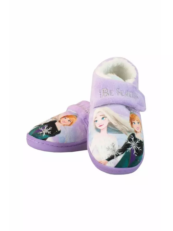 Замороженные тапочки Анны и Эльзы-Снежинки Disney, фиолетовый