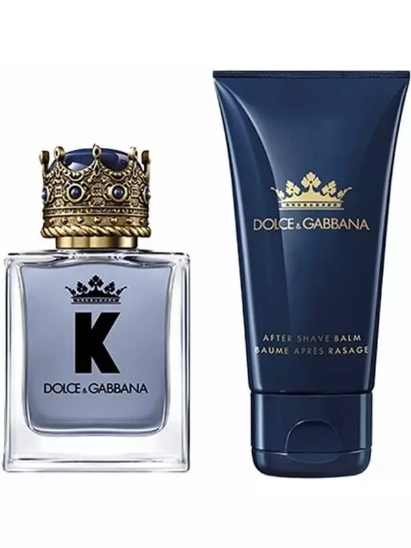 Подарочный набор Dolce & Gabbana K из 2 предметов: туалетная вода 50 мл и бальзам после бритья 50 мл