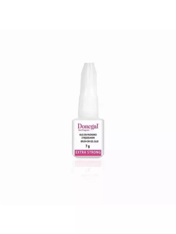 Донегол, клей для искусственных ногтей с кисточкой, прозрачный, 7 г, Donegal