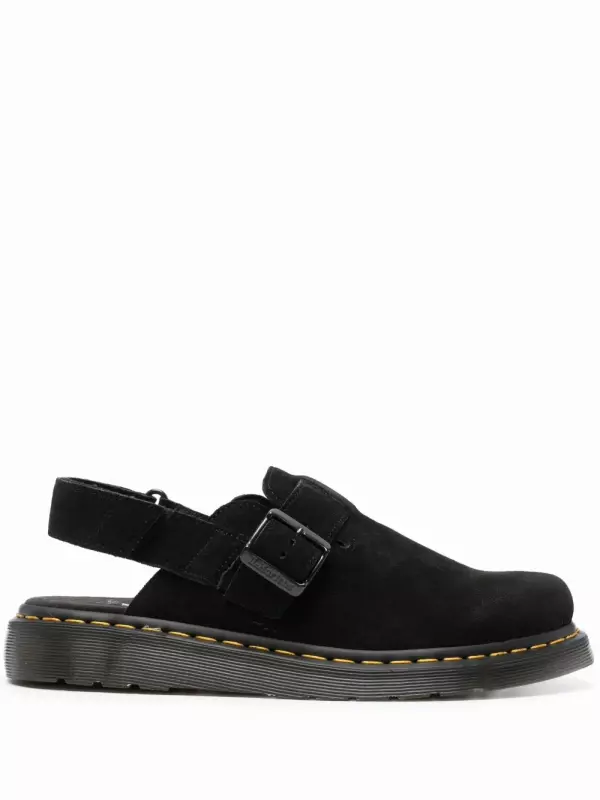 Замшевые мюли Jorge II Slingback Черные Dr. Martens, черный