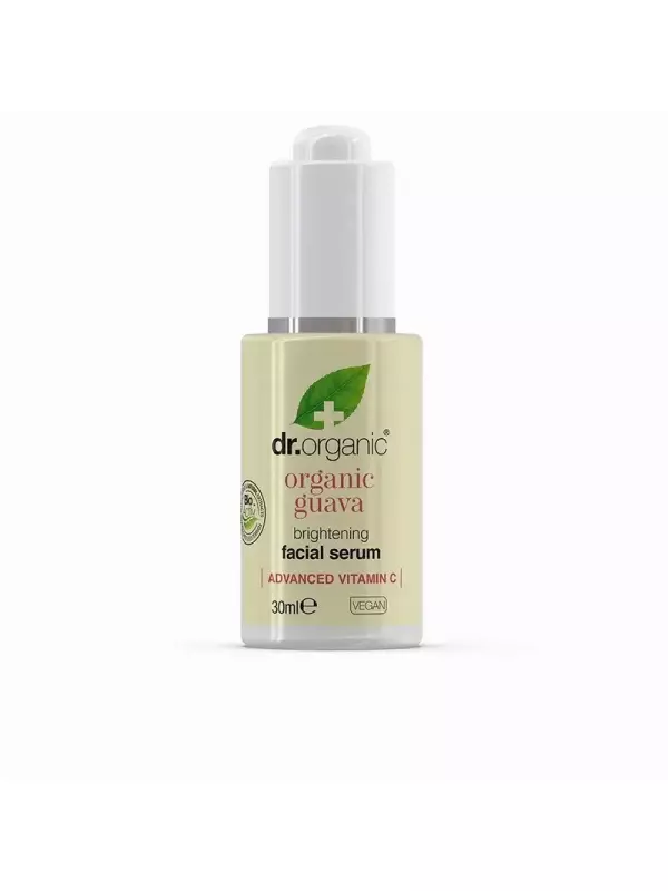 Увлажняющая сыворотка для ухода за лицом Guayaba sérum facial con vitamina c Dr. organic, 30 мл