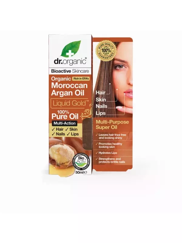 Масло для лица Argán aceite puro Dr. Organic, 50 мл.