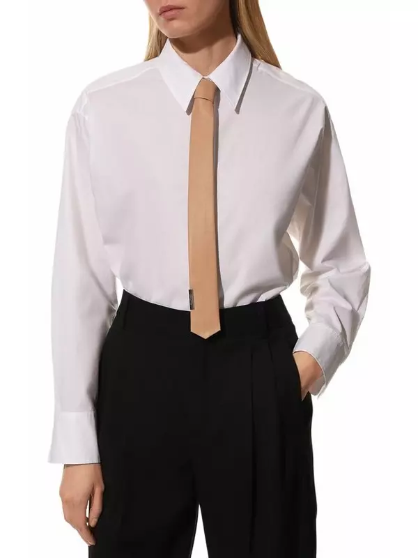 Кожаный галстук DROMe