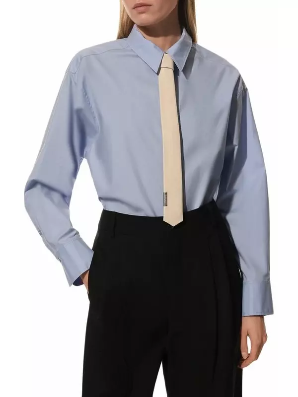 Кожаный галстук DROMe