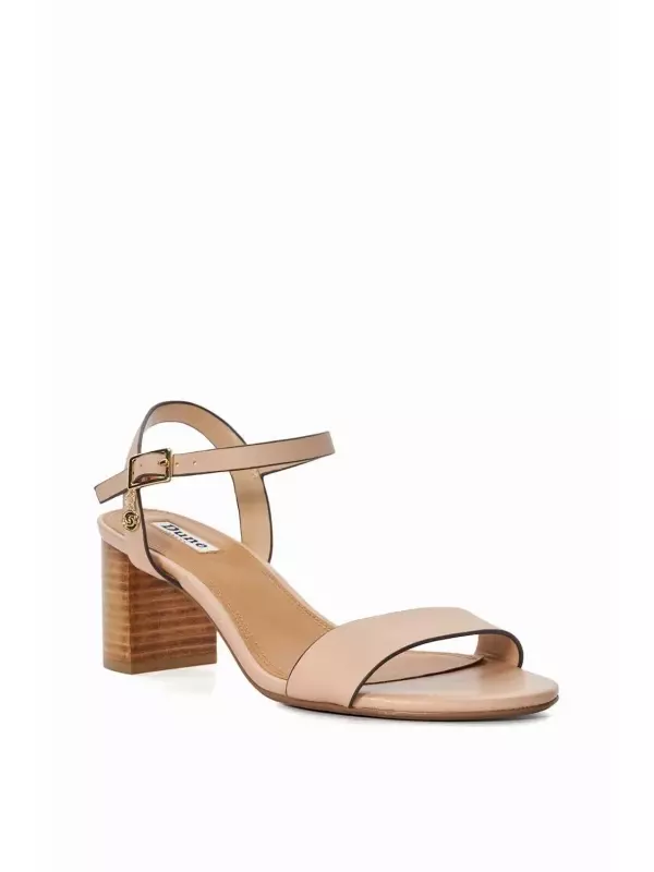 Широкие кожаные сандалии Jelly Dune London, розовый