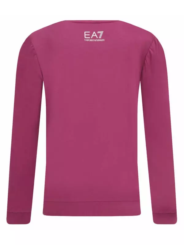Толстовка Ea7 Regular Fit, фиолетовый