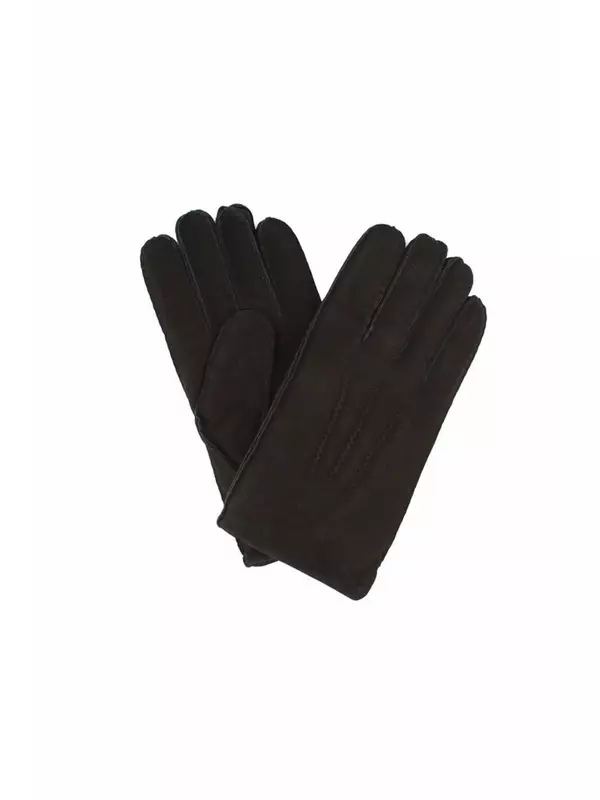 Перчатки из овчины с трехточечной строчкой Eastern Counties Leather, черный