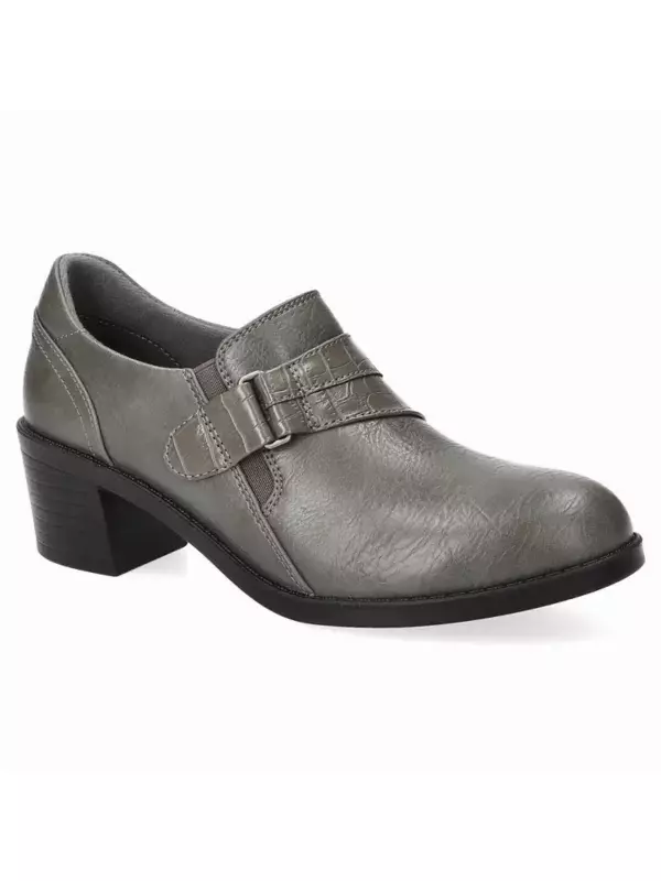 Женские туфли Lavelle на блочном каблуке с комфортом. Easy Street, цвет graycroco