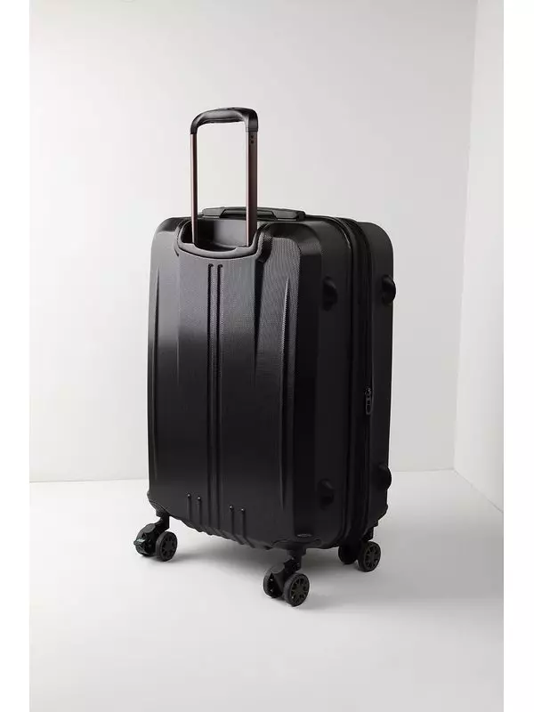 Чемодан на четырех колесах с расширением Eberhart