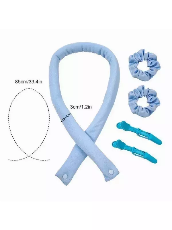 Набор для завивки волос, синий Ecarla