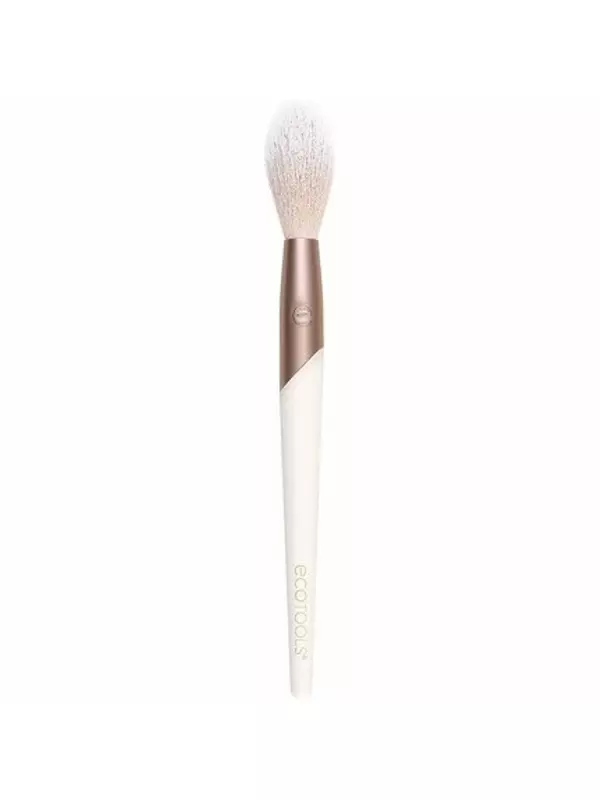 Роскошный мягкий хайлайтер для макияжа, кисть для пудры, светящееся розовое свечение, Ecotools