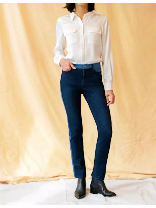 Джинсы Kinney Skinny цвета Dark Indigo Ecru