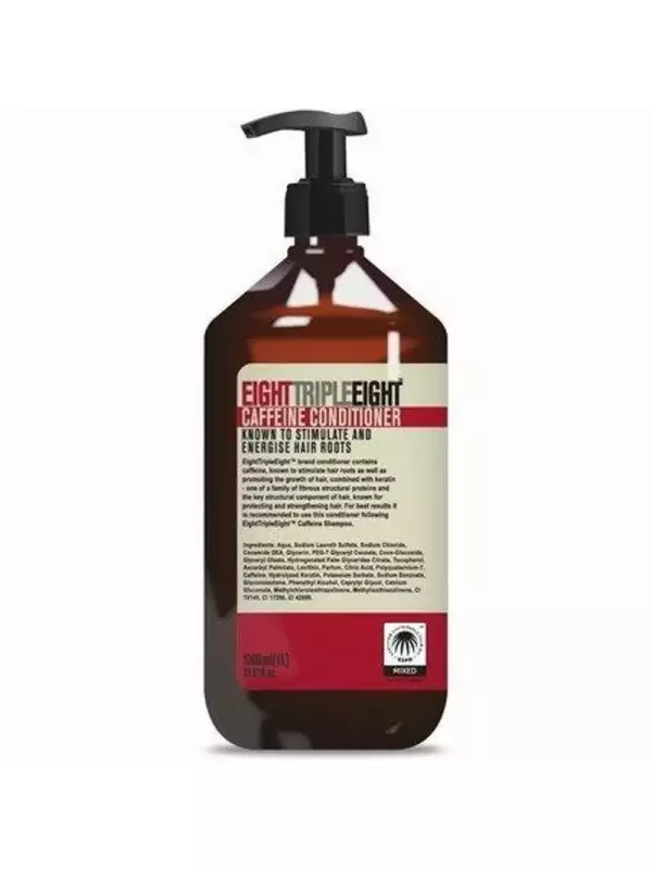 Кондиционер Triple Eight с кофеином заряжает энергией и стимулирует корни волос 1 литр Eight Triple Eight