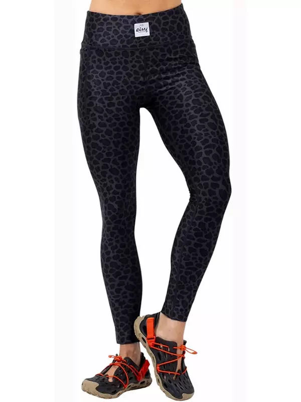Eivy Брюки Pocket tights black leopard S