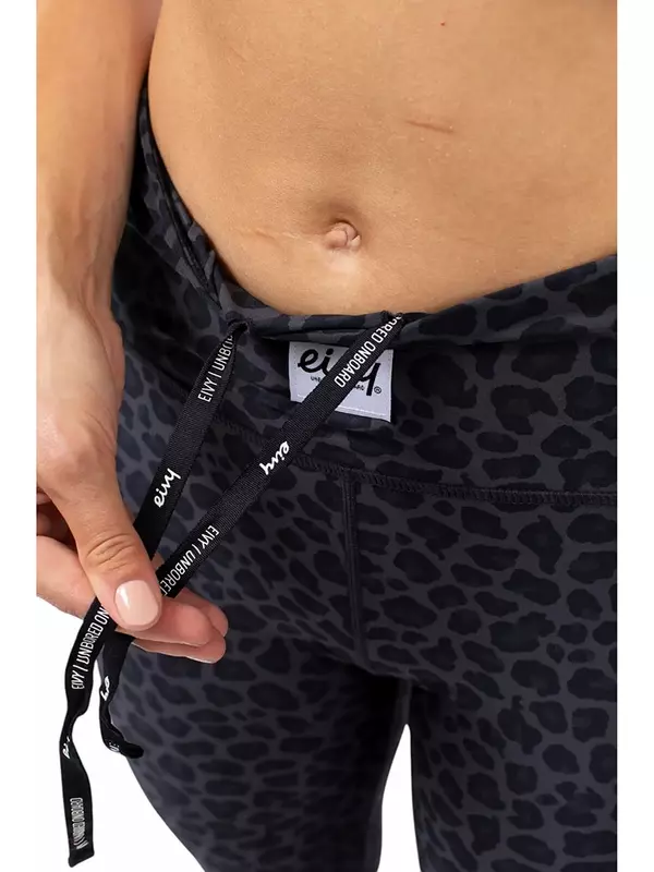 Eivy Брюки Pocket tights black leopard S