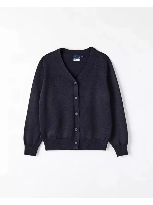 Базовый вязаный жакет Kids El Corte Inglés, темно-синий