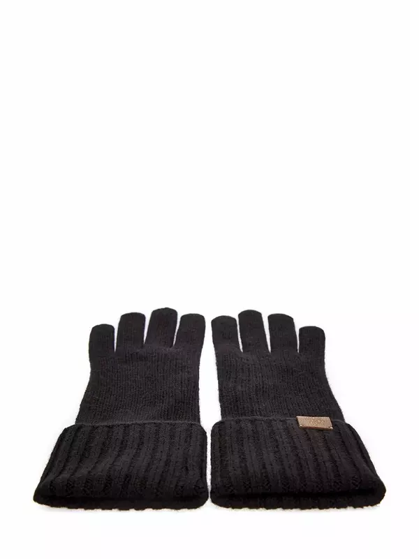 Перчатки английской вязки из теплой кашемировой пряжи