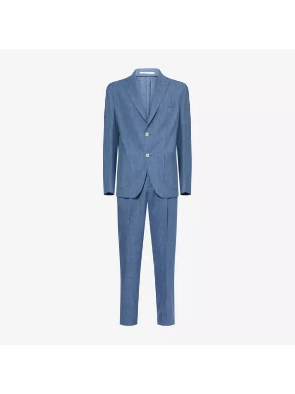 Костюм Eleventy лацканами, синий