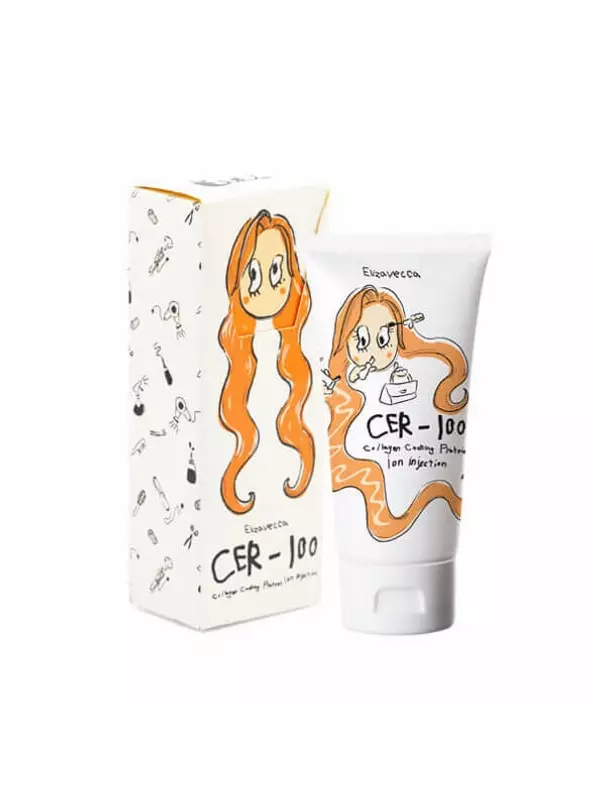 Эссенция для волос с коллагеном Elizavecca CER-100 Collagen Coating Protein Ion Injection