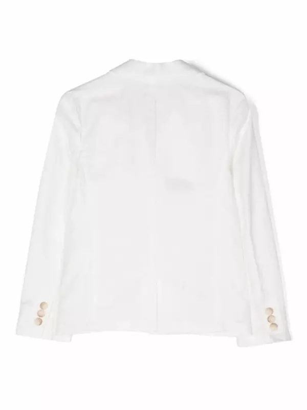 Emporio Armani пиджак на пуговицах, белый