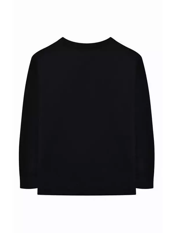 Пуловер из хлопка и шерсти Emporio Armani