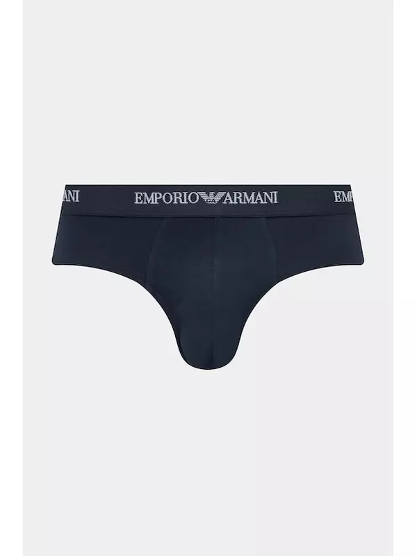 Трусы 3 шт Emporio Armani Underwear, темно-синий