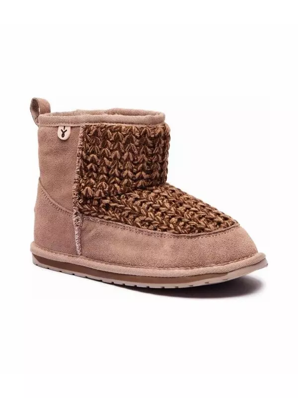 Детские угги Emu Australia Mauboy замшевые с добавлением шерсти, коричневый
