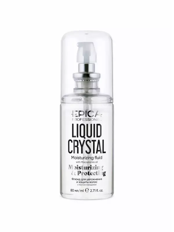 EPICA PROFESSIONAL Liquid Crystal Несмываемый флюид для увлажнения и защиты сухих волос, 80 мл