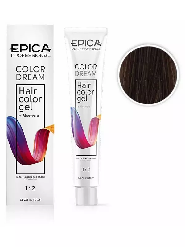 EPICA Professional Color Dream гель-краска для волос, 7.73 русый шоколадно-золотистый, 100 мл