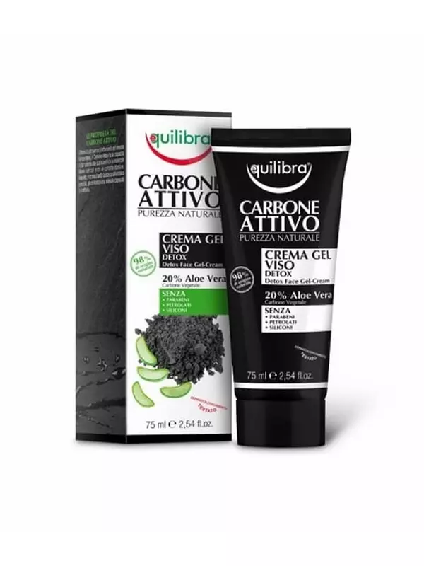 Крем-гель для лица очищающий, 75 мл Equilibra, Carbone Attivo