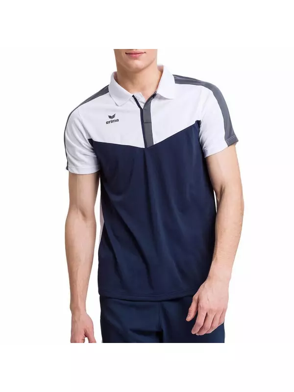 Рубашка-поло Erima, цвет weiss/weiss/navyblau