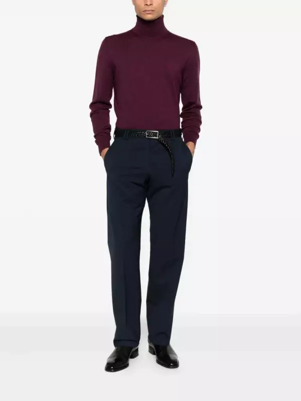 Водолазка с вышивкой Etro, красный