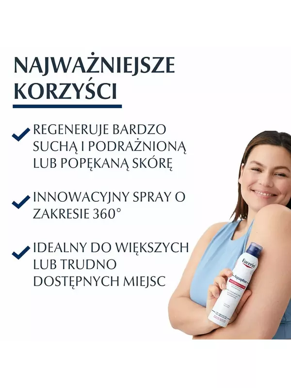 Мазь-спрей регенерирующая Eucerin Aquaphor, 250 мл
