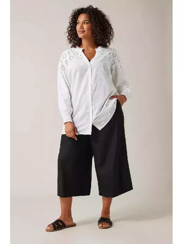 Льняные кюлоты Evans, черный