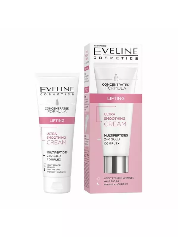 Ультраразглаживающий лифтинг-крем для лица Eveline, 50 мл