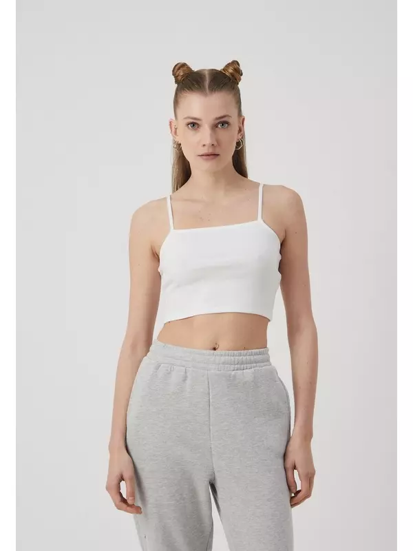 Топ 2 Pack Even&Odd, белый/черный