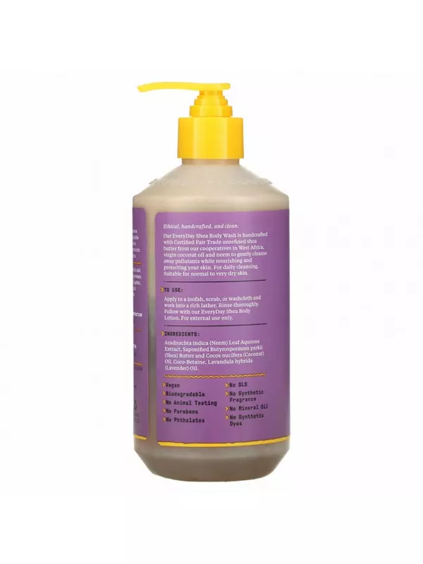 Everyday Shea, Гель для душа, лаванда, 475 мл (16 жидк. унций)