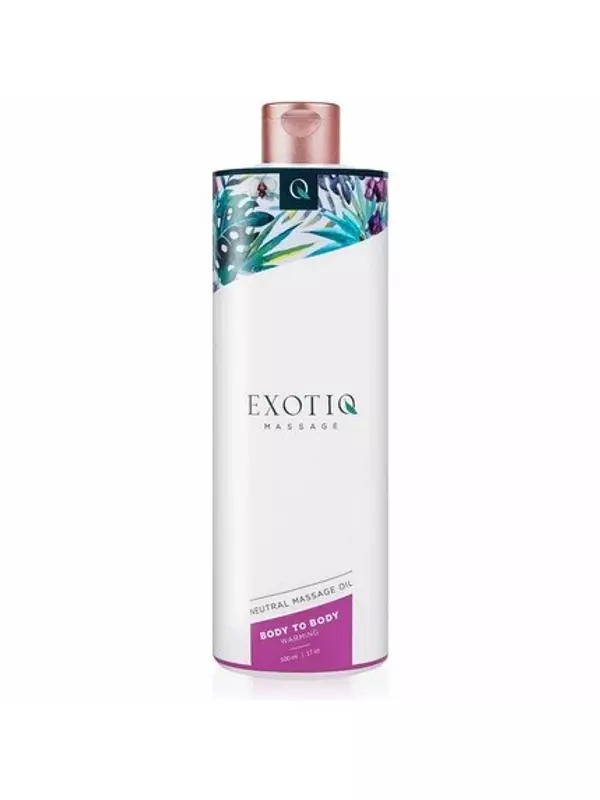 Exotiq Согревающее массажное масло для тела, 500 мл