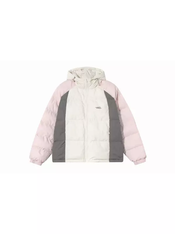 Пуховик Unisex F426, Сине-серый