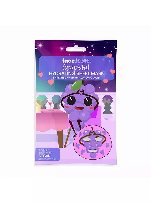 Увлажняющая маска для лица Grapeful Facefacts, 1 UD