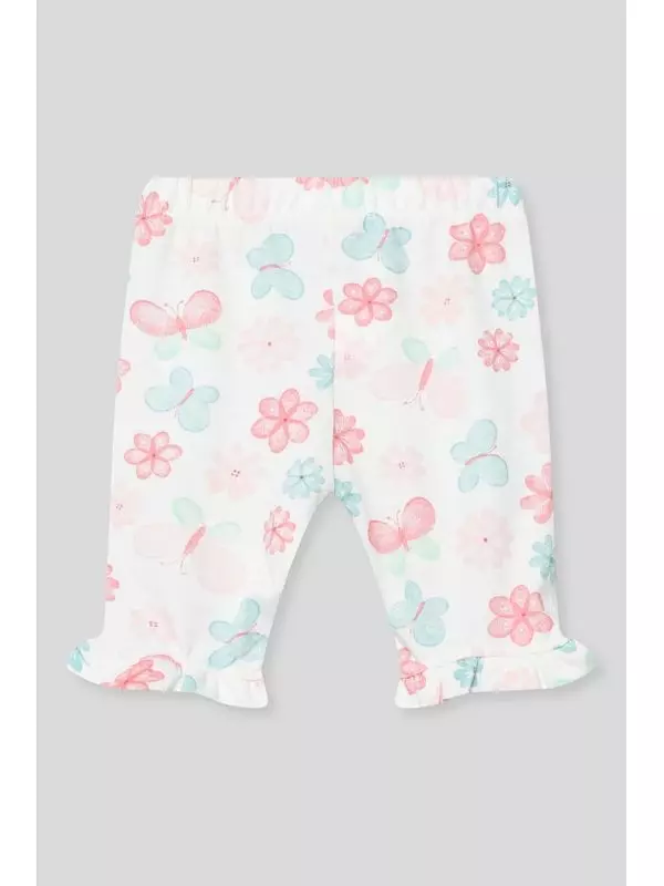 Легинсы хлопковые с принтом Fagottino