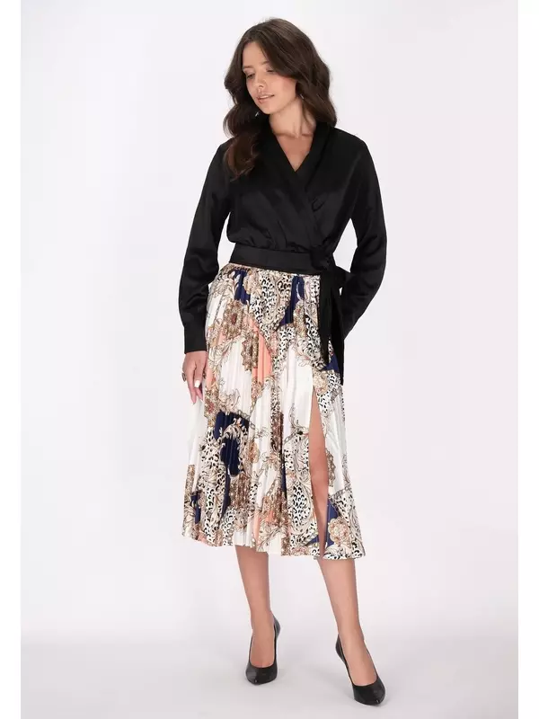 Юбка А-силуэта faina, синий