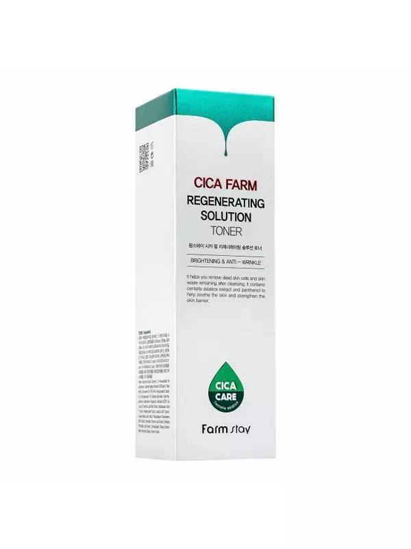 Cica farm восстанавливающий раствор тоник для лица Farmstay, 200 мл
