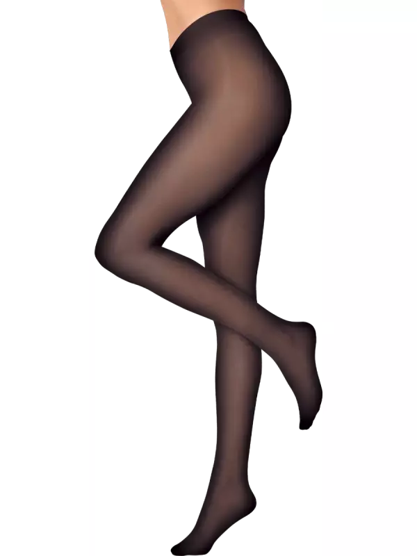 Колготки устойчивые к скатывающим швам черного размера. 50/52 30 ден 1шт. Fascino