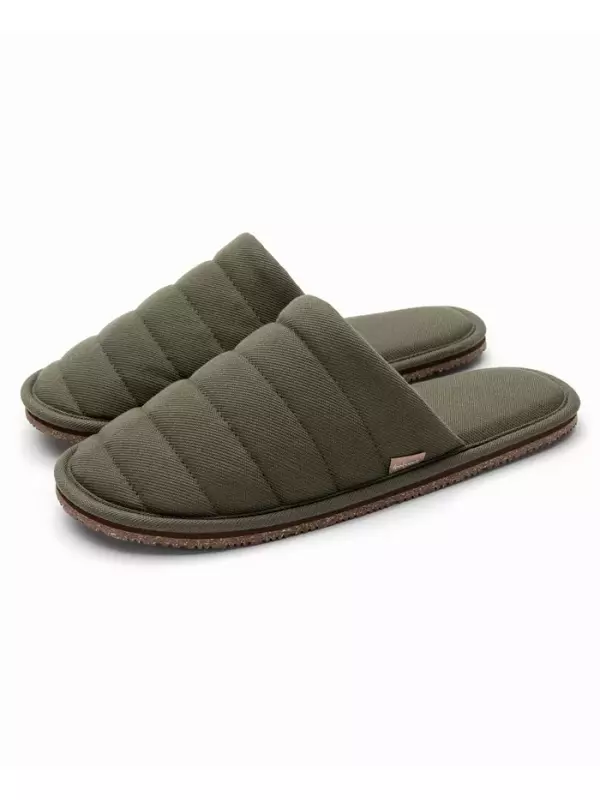 Мужские шлепанцы-мулы Artisan Quilted для дома и улицы Feelgoodz, зеленый