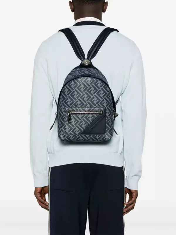 Маленький рюкзак Chiodo FENDI, синий