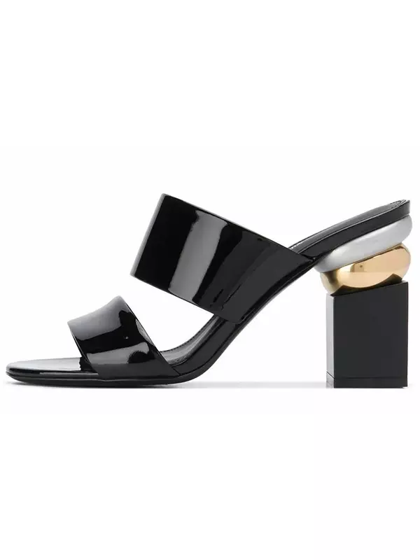 Шлепанцы женские черные Ferragamo